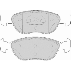FD7076N NECTO Комплект тормозных колодок, дисковый тормоз