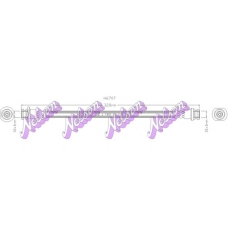 H6707 Brovex-Nelson Тормозной шланг