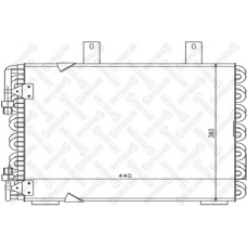 10-45047-SX STELLOX Конденсатор, кондиционер