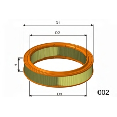 R752 MISFAT Воздушный фильтр
