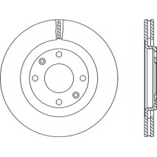 BDR1106.20 OPEN PARTS Тормозной диск