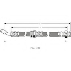 PHD367 TRW Тормозной шланг