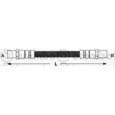 T 85 059 BREMBO Тормозной шланг