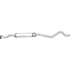 287-913 BOSAL Средний глушитель выхлопных газов