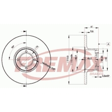 BD-2612 FREMAX Тормозной диск