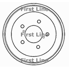 FBR786 FIRST LINE Тормозной барабан
