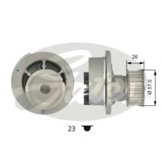 WP0046 GATES Водяной насос