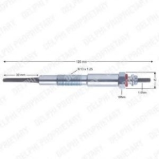 HDS417 DELPHI Свеча накаливания