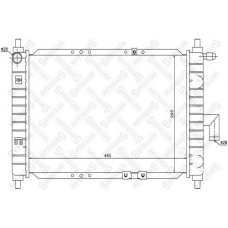 10-25330-SX STELLOX Радиатор, охлаждение двигателя