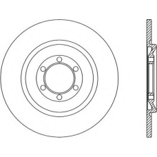 BDR1003.10 OPEN PARTS Тормозной диск