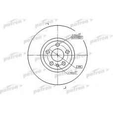 PBD2716 PATRON Тормозной диск