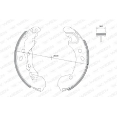 152-2048 WEEN Комплект тормозных колодок