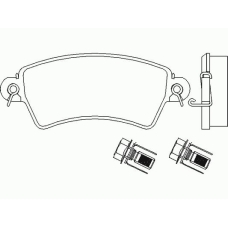 P 61 065 BREMBO Комплект тормозных колодок, дисковый тормоз
