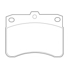 WBP20780A WAGNER LOCKHEED Комплект тормозных колодок, дисковый тормоз