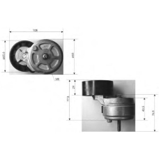 TKR 9285 TIMKEN Натяжной ролик, поликлиновой  ремень
