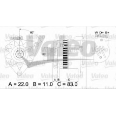 437051 VALEO Генератор