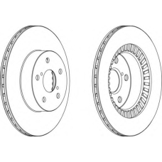 DDF1009-1 FERODO Тормозной диск