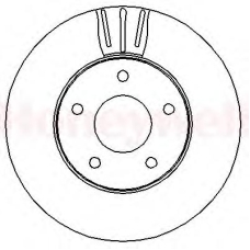 562281B BENDIX Тормозной диск