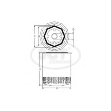 SM 5079 SCT Масляный фильтр