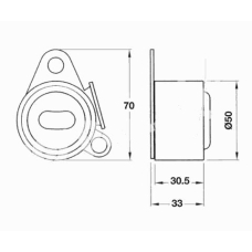 ITB-6536 IPS Parts Устройство для натяжения ремня, ремень грм