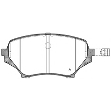 BPA1189.01 OPEN PARTS Комплект тормозных колодок, дисковый тормоз