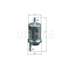 KL 176/6D MAHLE Топливный фильтр