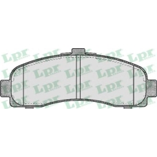 05P539 LPR Комплект тормозных колодок, дисковый тормоз
