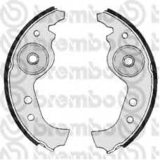 S 23 501 BREMBO Комплект тормозных колодок