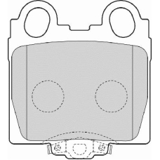 FD7054A NECTO Комплект тормозных колодок, дисковый тормоз