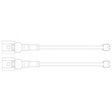 LZ0201 DELPHI Контрольный контакт, контроль слоя тормозных колод