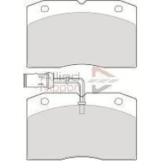 ADB1437 COMLINE Комплект тормозных колодок, дисковый тормоз
