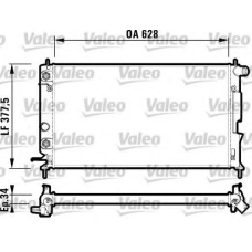 732360 VALEO Радиатор, охлаждение двигателя