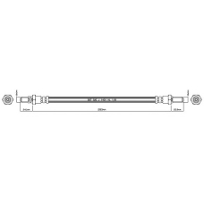 VBH958 MOTAQUIP Тормозной шланг