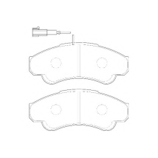 WBP23919A WAGNER LOCKHEED Комплект тормозных колодок, дисковый тормоз