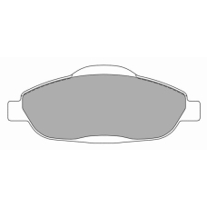 FBP-1587 FREMAX Комплект тормозных колодок, дисковый тормоз