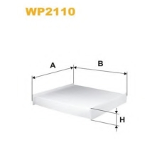 WP2110 WIX Фильтр, воздух во внутренном пространстве
