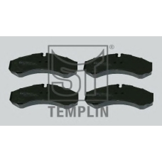 03.120.8700.290 TEMPLIN Комплект тормозных колодок, дисковый тормоз