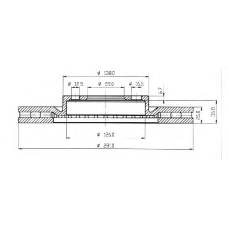 BSF4360 QUINTON HAZELL Тормозной диск