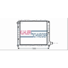 2104701 KUHLER SCHNEIDER Радиатор, охлаждение двигател