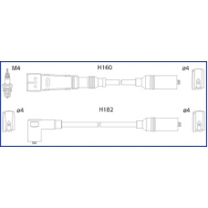 134706 HITACHI Комплект проводов зажигания
