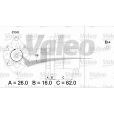 436243 VALEO Генератор