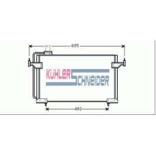 1520801 KUHLER SCHNEIDER Конденсатор, кондиционер