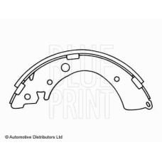 ADH24112 BLUE PRINT Комплект тормозных колодок