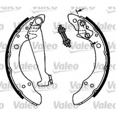 553746 VALEO Комплект тормозных колодок