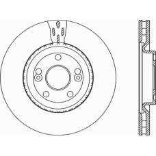 BDR1957.20 OPEN PARTS Тормозной диск