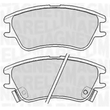 363916060655 MAGNETI MARELLI Комплект тормозных колодок, дисковый тормоз