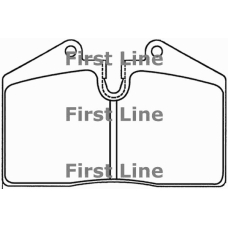 FBP1381 FIRST LINE Комплект тормозных колодок, дисковый тормоз