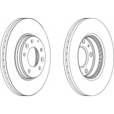 DDF1210-1 FERODO Тормозной диск