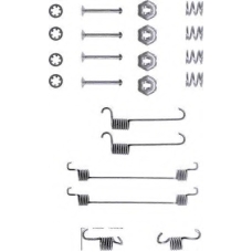 8DZ 355 200-061 HELLA PAGID Комплектующие, тормозная колодка