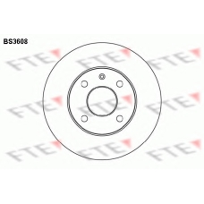 BS3608 FTE Тормозной диск